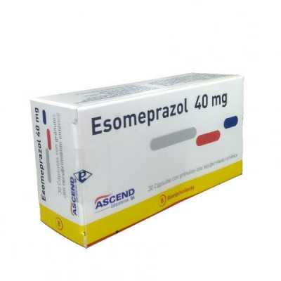 Esomeprazol 40 mg x 30 cápsulas. (Seven Pharma) - Farmacia AraucoMed