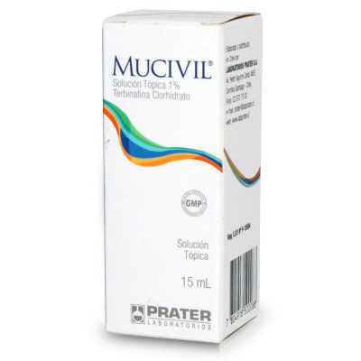 Mucivil Solucion topica 1% x15ml