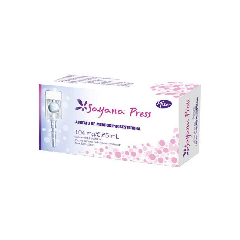 Sayana Press 104mg/0.65ml sist.inyec.prellenado x1