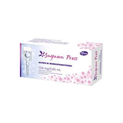 Sayana Press 104mg/0.65ml sist.inyec.prellenado x1