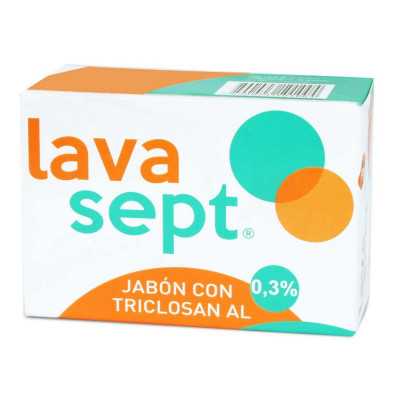 Lavasept 1% jabon barra 90g