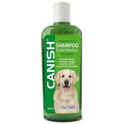 Canish Extra hierbas shampoo 390 ml
