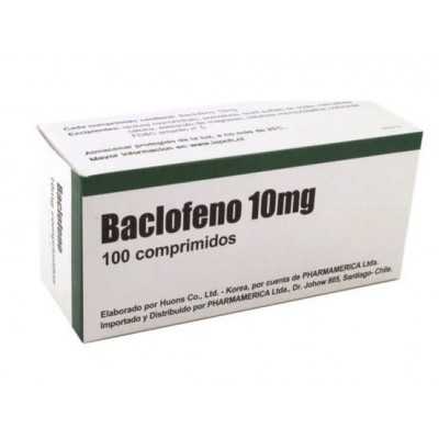 Baclofeno 10mg x100com