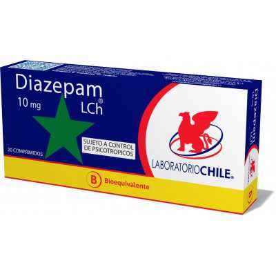 Diazepam 10mg x20 (Chile)