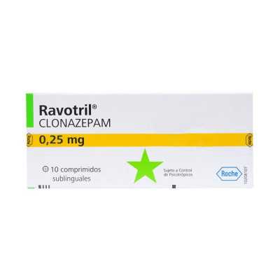 Ravotril 0,25mg Sublingual x10com