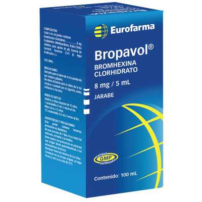 Bropavol Jarabe 8mg/5ml x100ml
