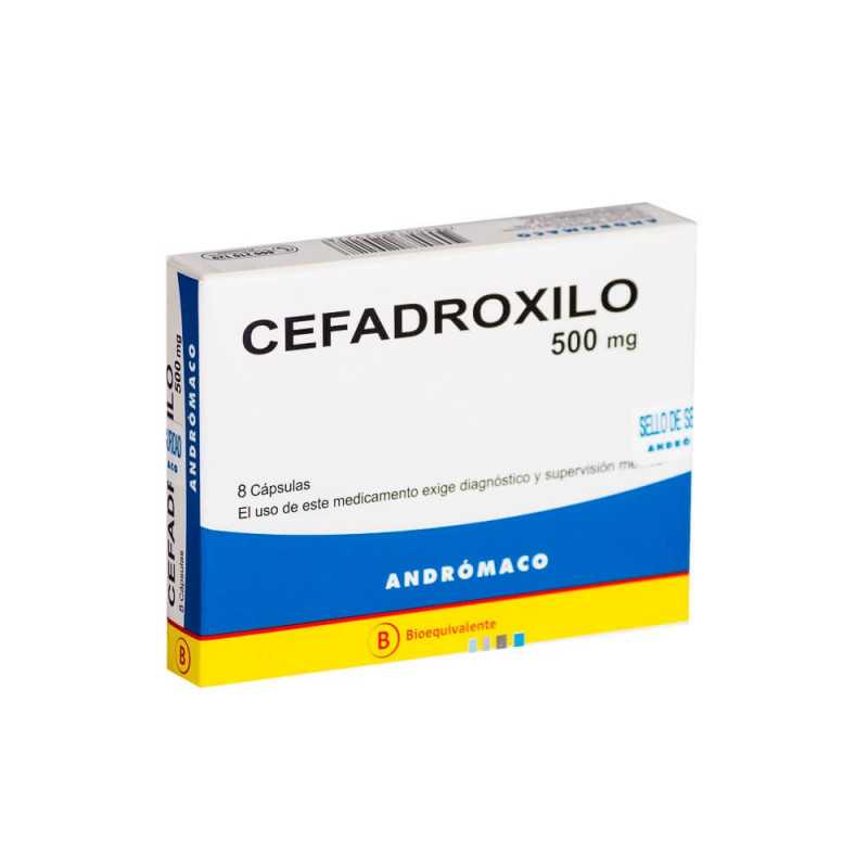 Cefadroxilo 500mg x8cap. (Andromaco)