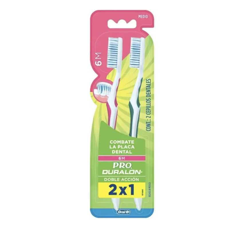 Duralon Cepillo dental medio 2x1