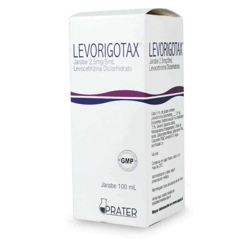 Levorigotax 2.5mg/5ml jarabe 100ml