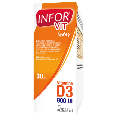 Infor Vit D3 800ui gotas x30ml