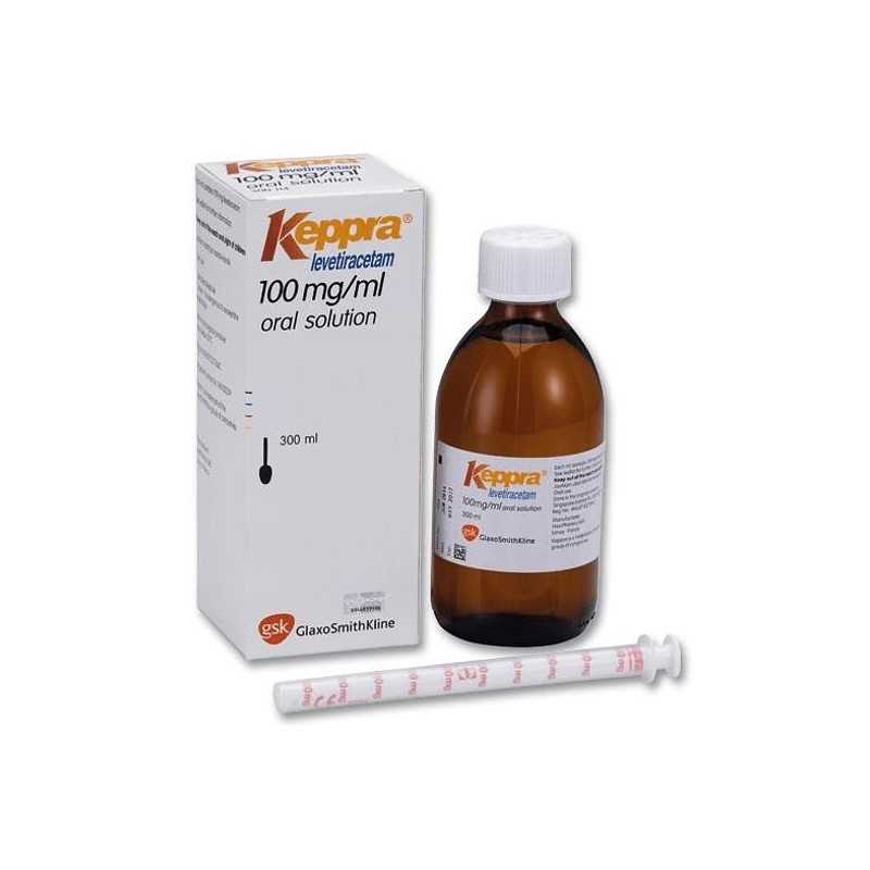 Keppra 100mg/ml solucion oral x300ml