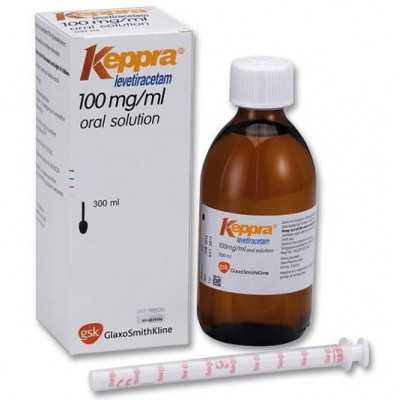 Keppra 100mg/ml solucion oral x300ml
