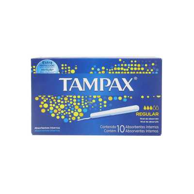 Tampax x 10 regular