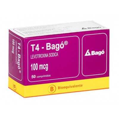 T4 Bago 100mcg x50com