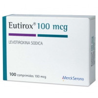 Eutirox 100 Mcg x 100 comprimidos. Tiroides