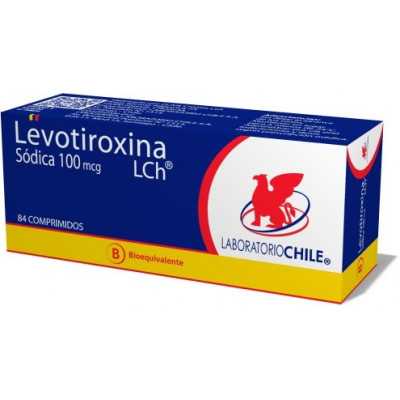 Levotiroxina 100Mcg x84com. (Chile)