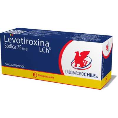 Levotiroxina 75Mcg x56com. (Chile)