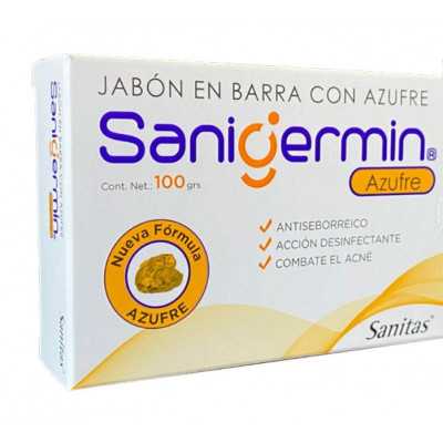 Sanigermin Azufre jabon barra 100g.