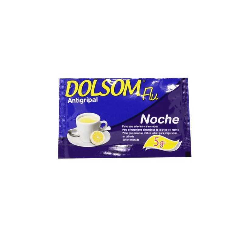 Dolsom Flu Noche limonada polvo sobre 5g