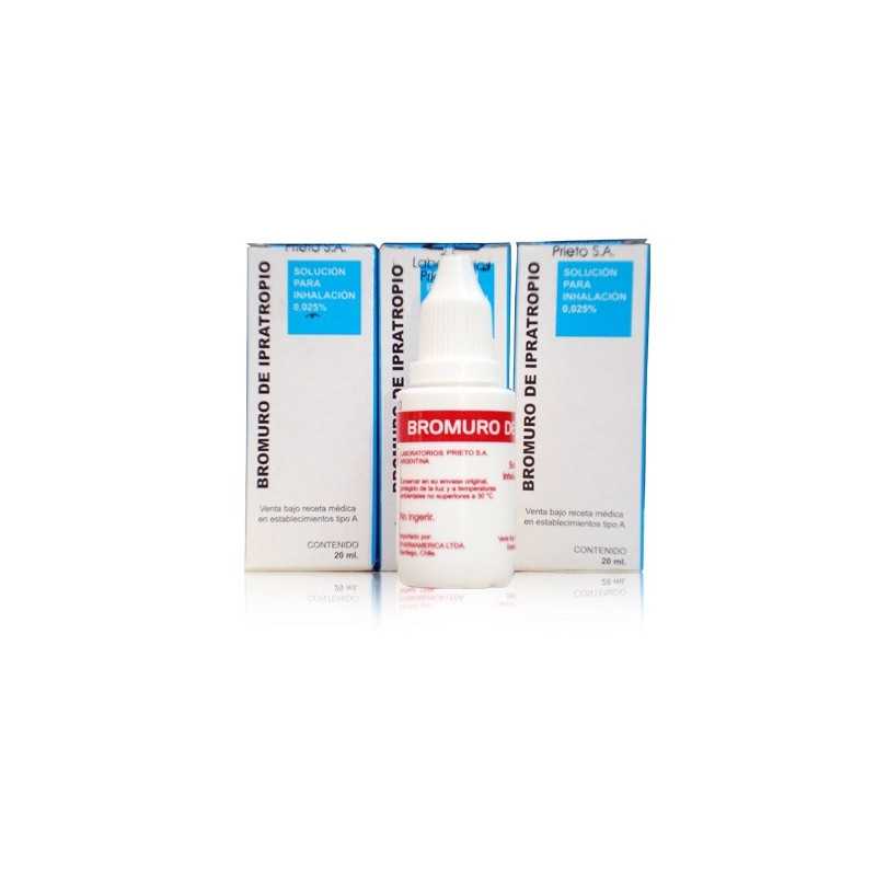 Bromuro de ipratropio solución para inhalación 0.025% x20ml