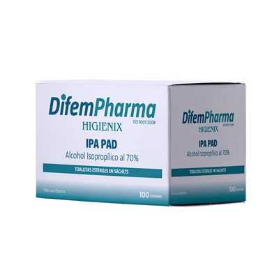 Higienix IPA pad 15x15 caja 100 ud.