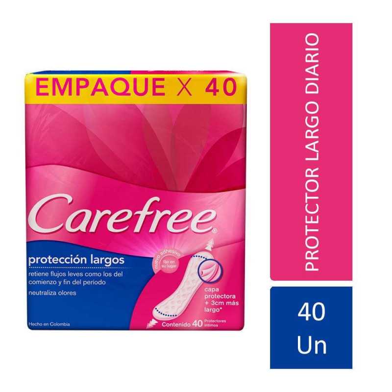 Carefree Protector diario largo x40