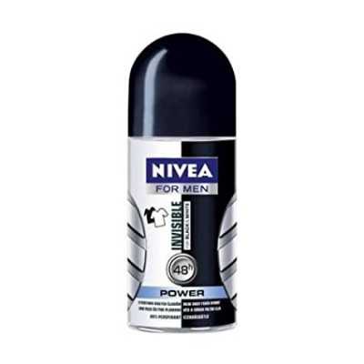 NIVEA MEN DESODORANTE ROLL-ON INVISIBLE B&W POWER 50ML