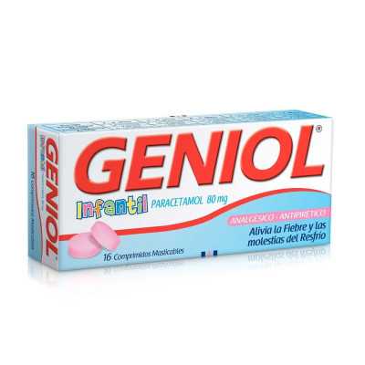 Geniol Infantil 80mg x16com