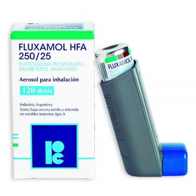 Fluxamol 250/25 inhalador x120dosis