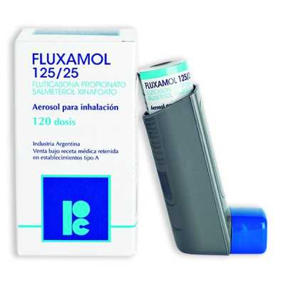 Fluxamol 125/25 inhalador x120dosis