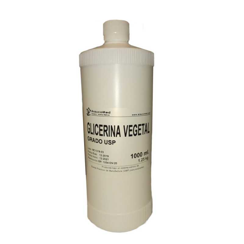Glicerina Liquida Vegetal USP 1000ml (1.25kg)