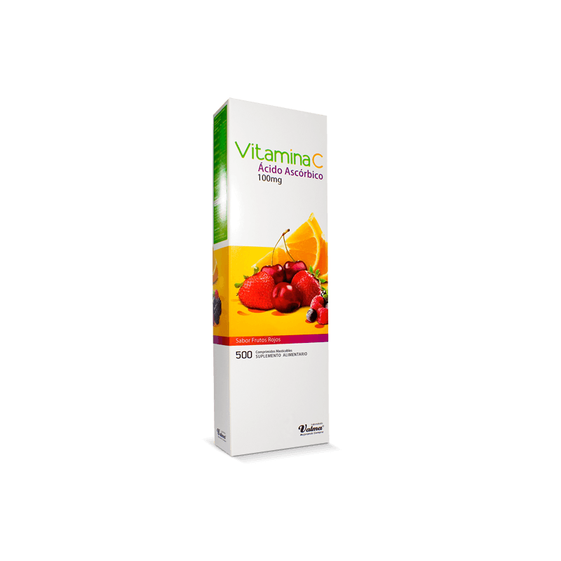 Vitamina C 100mg x10com. Mast. (Valma)