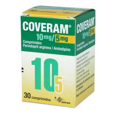 Coveram 10/5 mg x30com