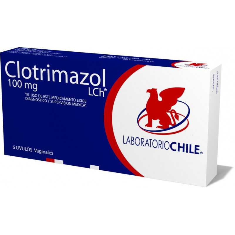 Clotrimazol 100mg x6 ovulos (Chile)