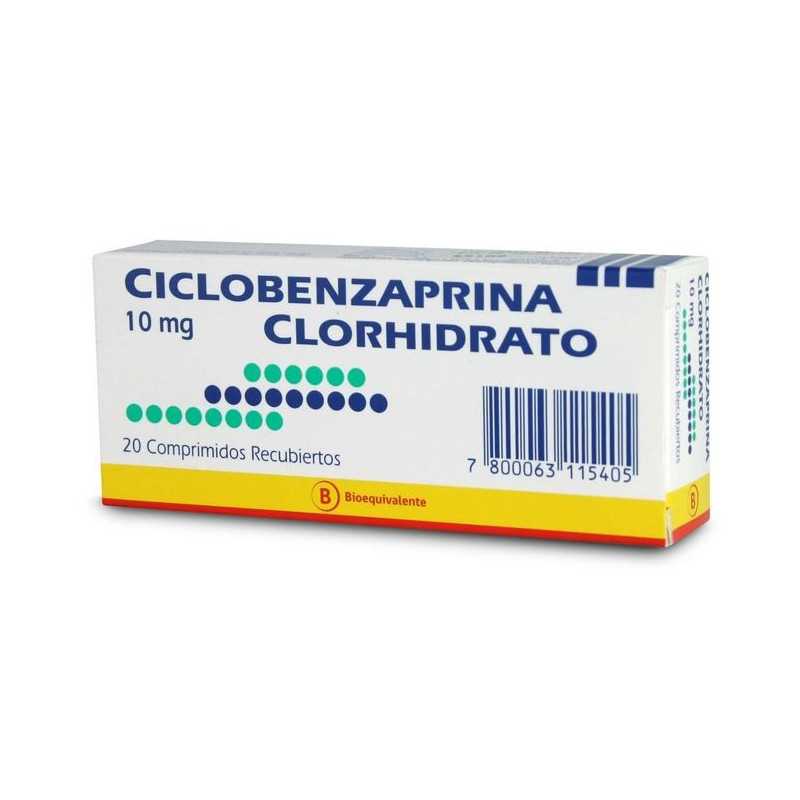 Ciclobenzaprina 10mg x20com (Mintlab)