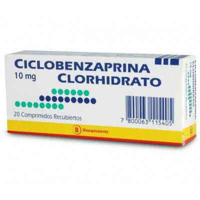 Ciclobenzaprina 10mg x20com (Mintlab)
