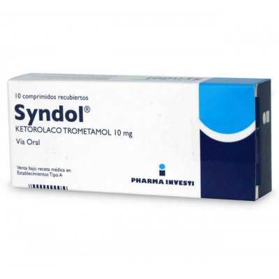 Syndol 10mg x10com.