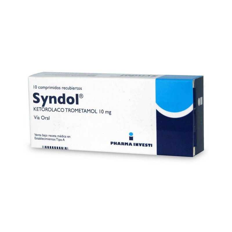 Syndol 10mg x10com.