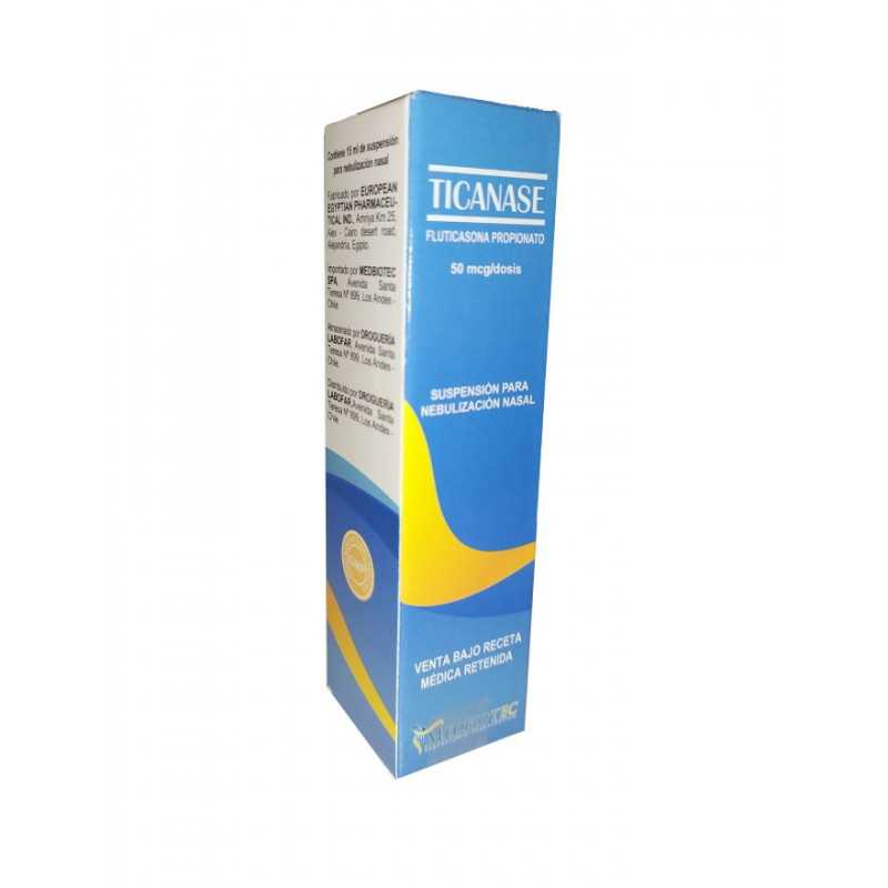 Ticanase Nebulizador nasal 50mcg x120dosis (Cenabast) Vence: