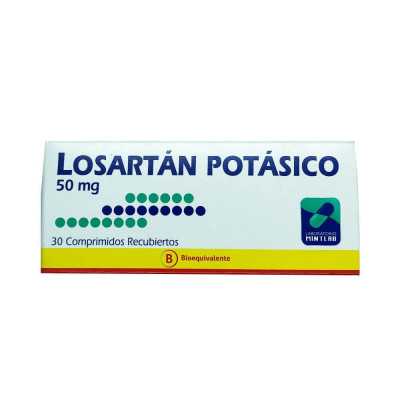 Losartan Potasico 50 mg x30com. (Mintlab)