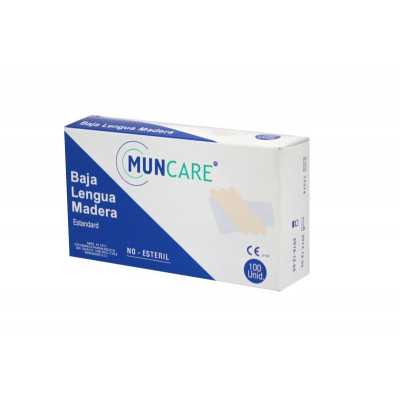 Bajalenguas Madera x100 (Muncare)