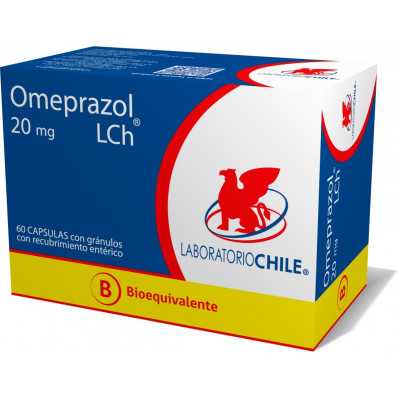 Omeprazol 20mg x60cap. (Chile)