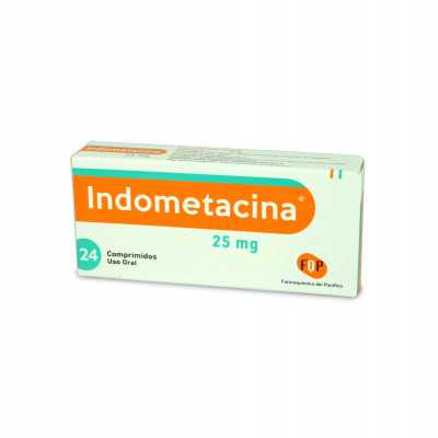 Indometacina 25mg x24cap (Farmoquimica)
