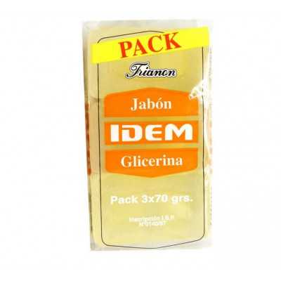 Trianon Jabón Glicerina Idem 70g (Pack x 3)