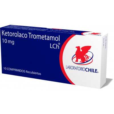 Ketorolaco 10mg x10com (Chile)