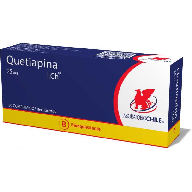 Quetiapina 25mg x30com. (Chile)