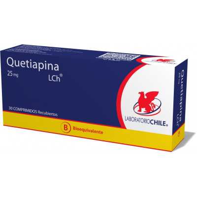 Quetiapina 25mg x30com. (Chile)