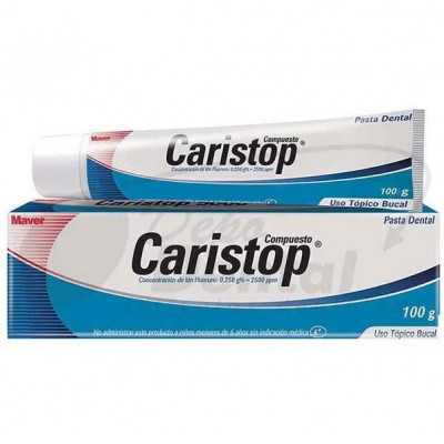 Caristop Bi-Fluorada 2500 ppm pasta dental 100 g.