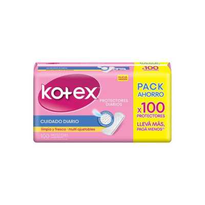 Kotex Protector diario cuidado diario x100