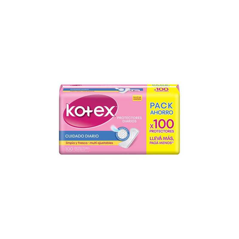 Kotex Protector diario cuidado diario x100